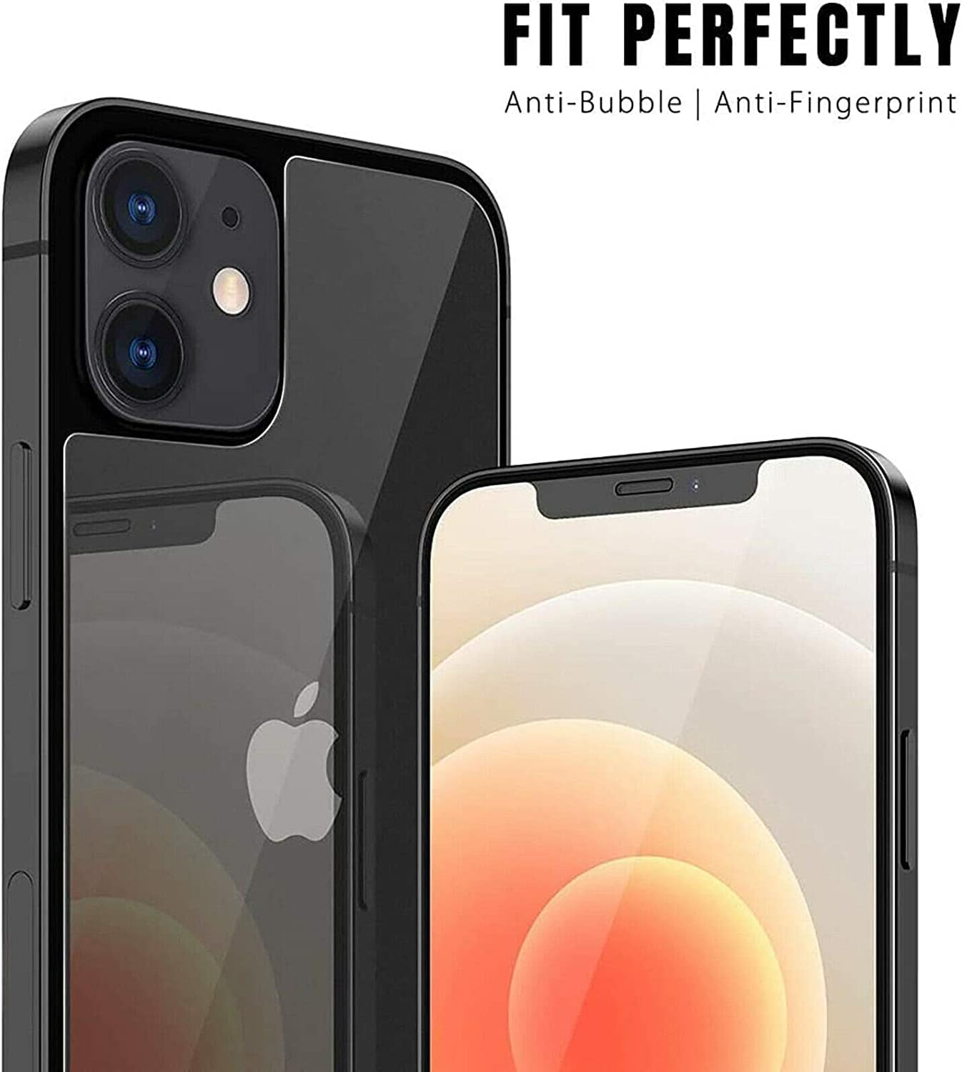 Tempered Glass/Soft Screen Protector for Apple Iphone 6 7 8 plus X XS XR 11 12 13 Pro Max SE (13, Tempered Glass Front) image number 3