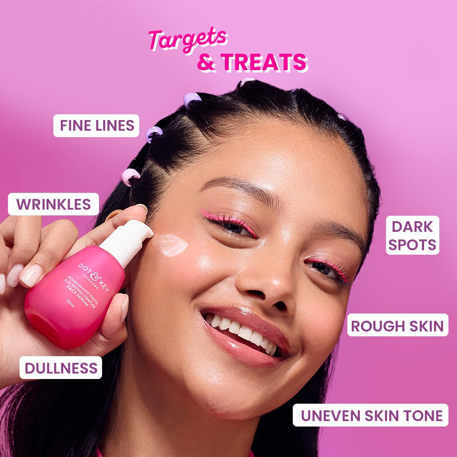 Dot & Key 0.2% Retinol Complex Face Serum with Niacinamide Multi-Peptides Hyaluronic Acid| Reduces Fine Lines Wrinkles, Boosts Collagen, Firms Skin, Youthful Radiance, Beginner-Friendly 30Ml image number 1