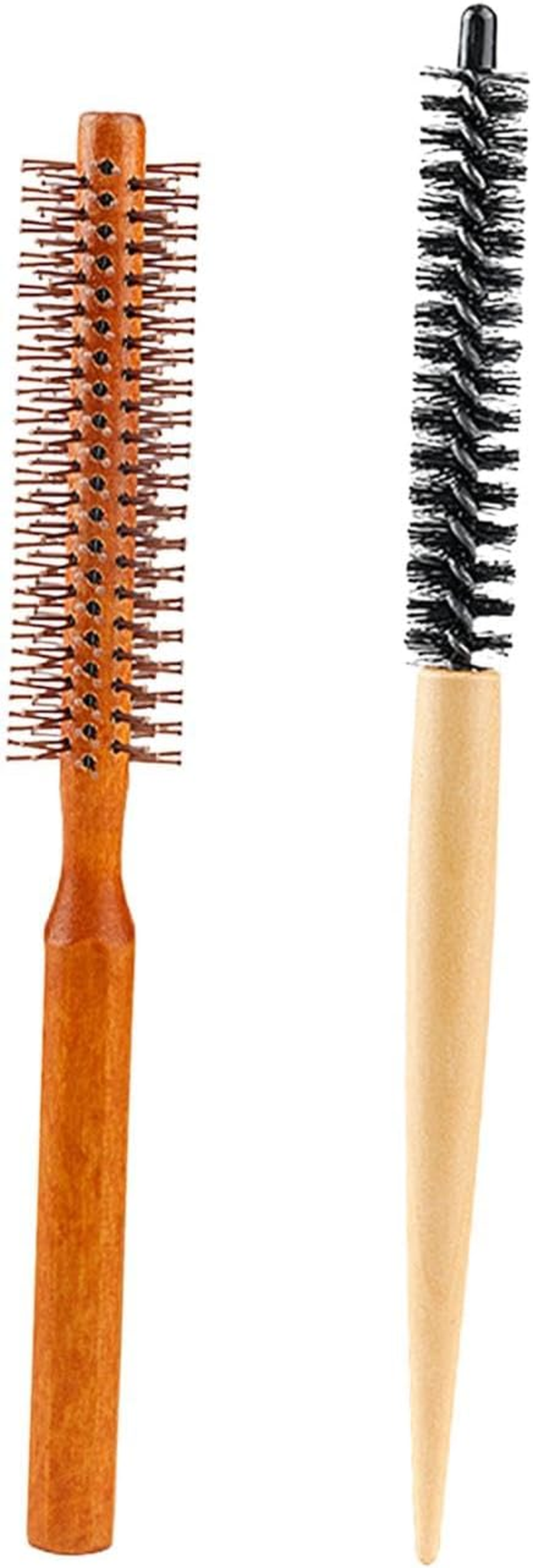 Koolsoo Roller Hair Combs round Hair Styling Brush Curling Hair Brush Small round Hair Brush for Bangs Lifting Short Curly Straight Thick Men Women