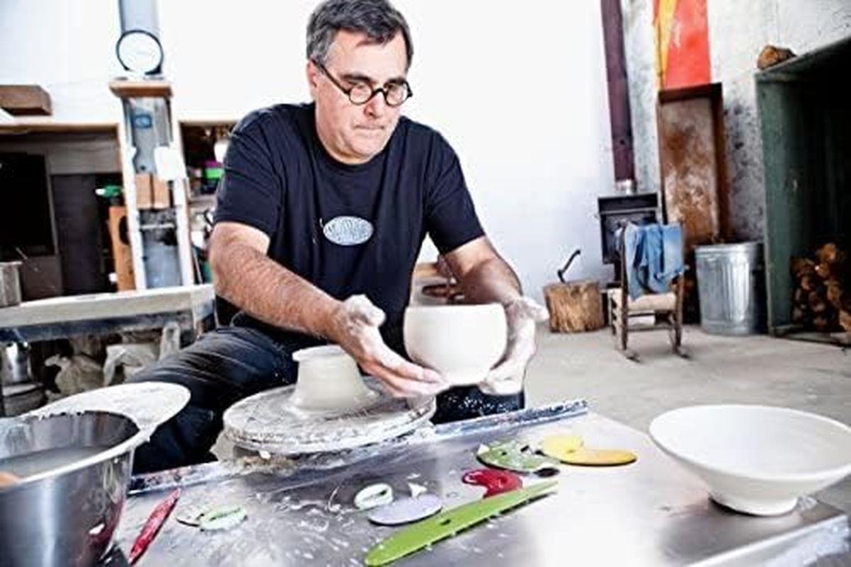 Mudwire - Green Handle Standard Cutoff Tool for Pottery Wheel and Clay Artists - Sherrill Mudtools image number 2