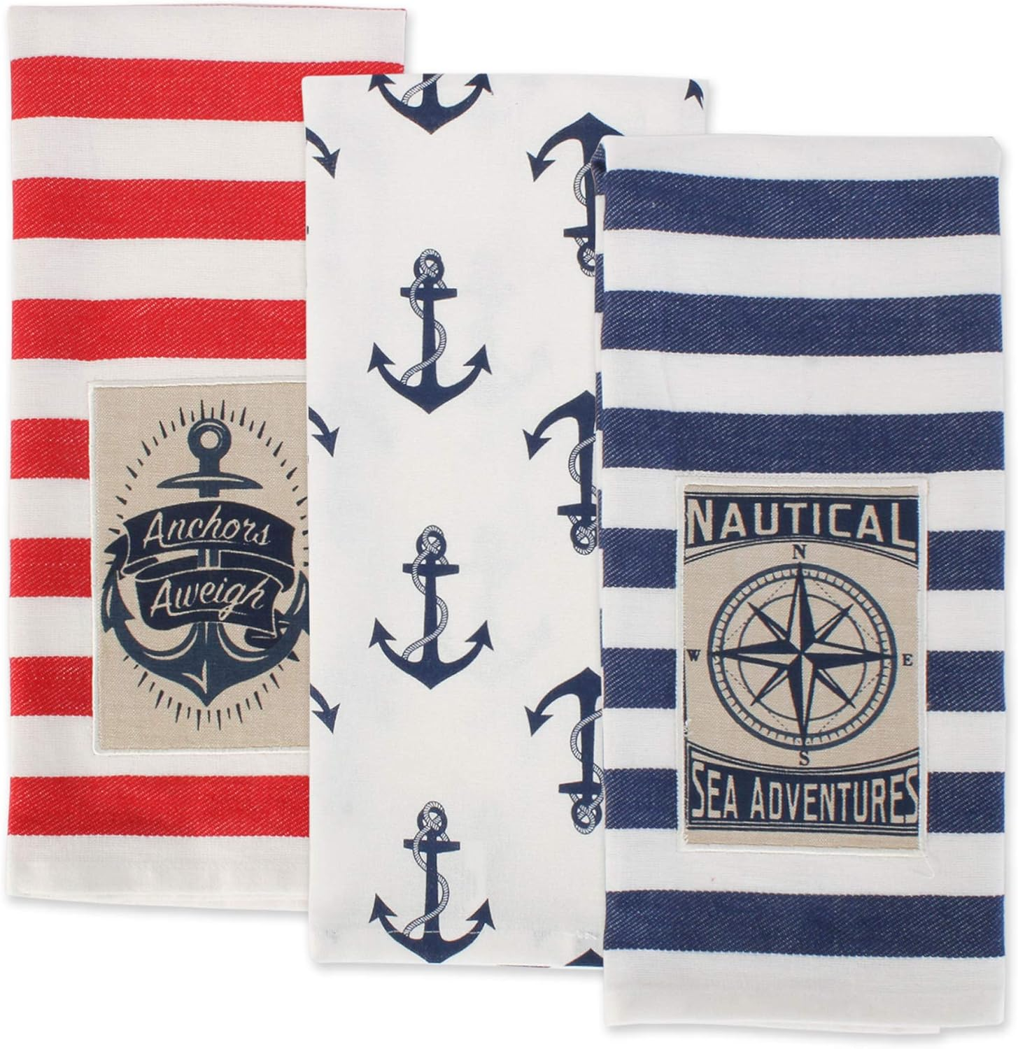 DII Maritime Spread Kitchen Textiles, 18X28, 3 Piece image number 4