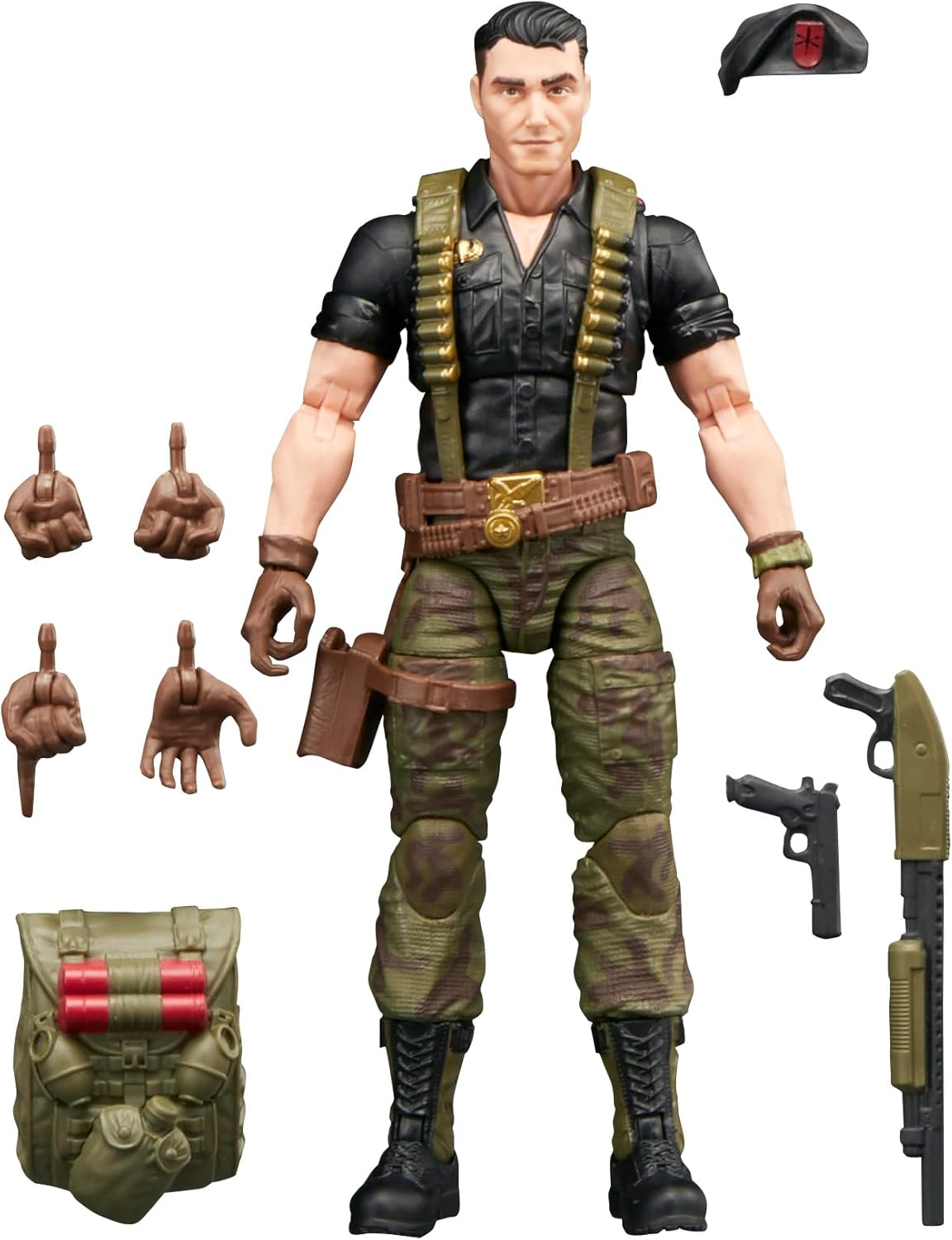 G.I. Joe Classified Series Retro Cardback Flint, Collectible 6 Inch Action Figure with 9 Accessories image number 1