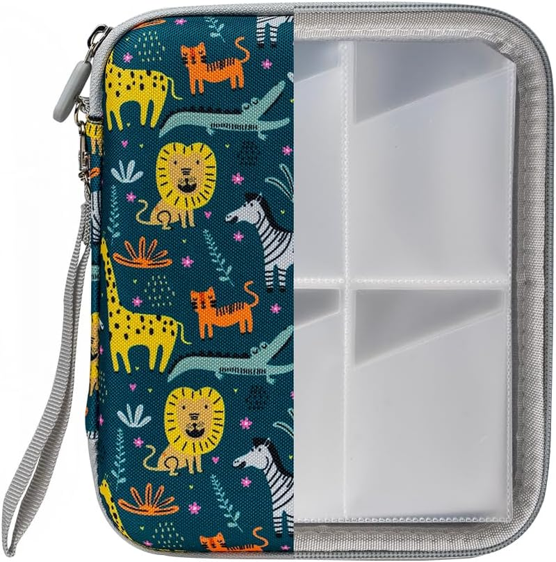 Audio Card Storage Case Compatible with Yoto, 80 Pockets Case for Mini Audiobook Cards, Portable Yoto Card Holder, Travel-Friendly Card Binder for Kids (Animals) image number 5