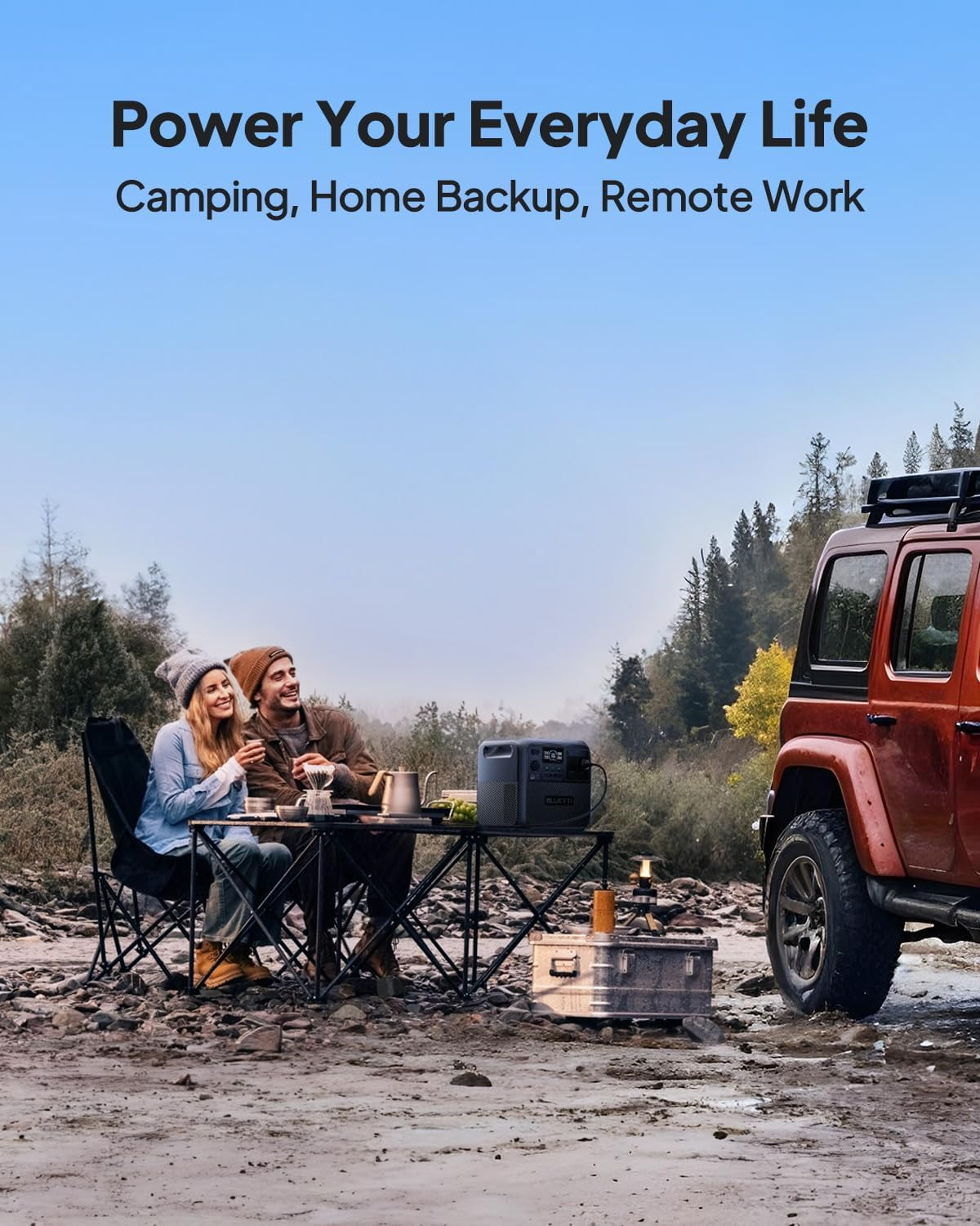 BLUETTI Portable Power Station Elite 200 V2, 2073.6Wh Lifepo4 Battery Backup W/ 4 2600W AC Outlets (3900W Power Lifting), 17-Year Lifespan, Solar Generator for Camping, Off-Grid, Power Outage