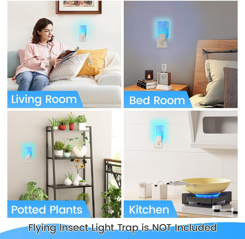 15 Pack Refill Cartridges Compatible with Raid Essentials Flying Insect Light Trap, Extra Sticky Refill Cartridges for Flying Insect Light Trap for Effective Pest Control, Odorless and Pet Safe