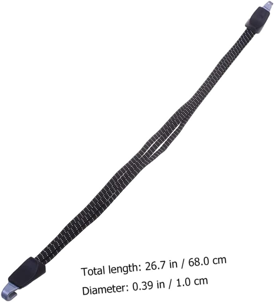 SOESFOUFU 3Pcs Luggage Rope Straps Elastic Bike Straps Luggage Belt for Camping Accessories Motorcycles image number 2