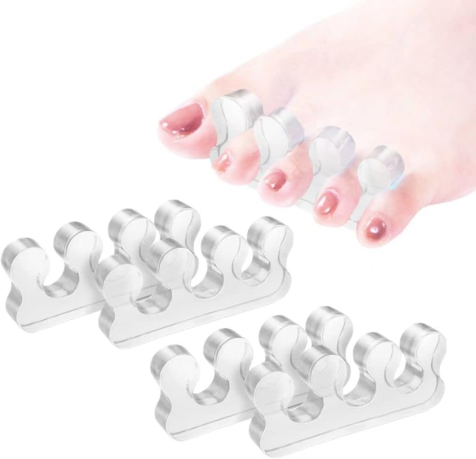 Zaxsota Toe Separators for Bunion Relief & Nail Polish Application - Orthopedic Gel Toenail Dividers, Pedicure Toe Spacers for Toenail Separation & Polishing image number 3
