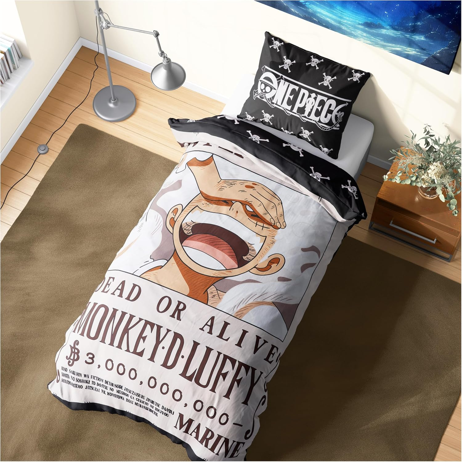 Get Trend Minecraft Single Duvet Cover Set Kids & Teens, Reversible Bedding & Pillowcase for Boys & Girls, Bedroom Accessories, Anime Gifts for Boys (Green Minecraft, Single)