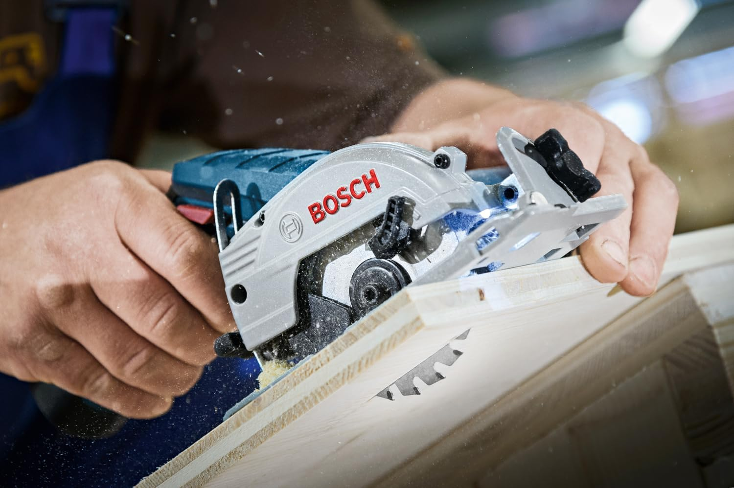 Bosch Professional 06016A1001 GKS 12 V-26 Cordless Circular Saw (Without Battery and Charger) - Carton, 33.8 Cm*21.0 Cm*13.2 Cm image number 1