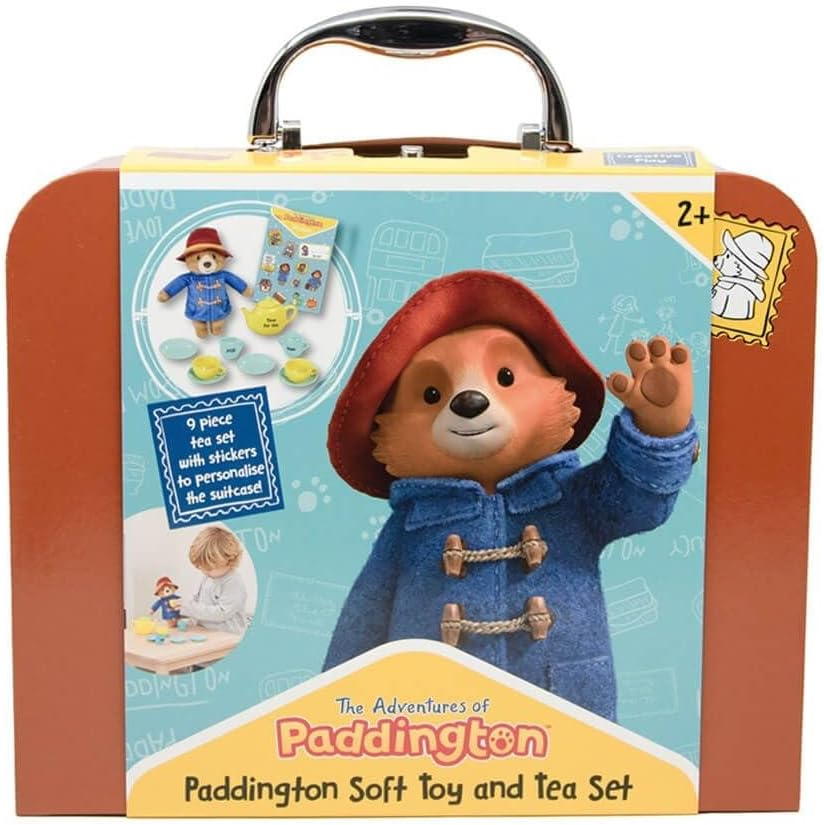 Paddington Bear Paddington TV Soft Toy & Tea Set in Suitcase image number 3