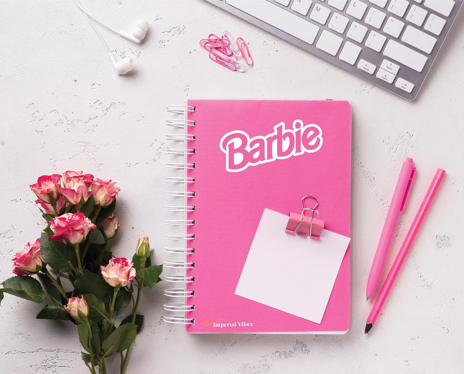 Imperial Vibes &ndash; Doll Sticker &ndash; Vinyl Pink Doll Sticker for Car, Truck, & Van &ndash; Indoor and Outdoor Use for Laptop &ndash; Waterproof Decal for Kids Bed and Water Bottle &ndash; Removable Notebook Decal - Imp 97 image number 6