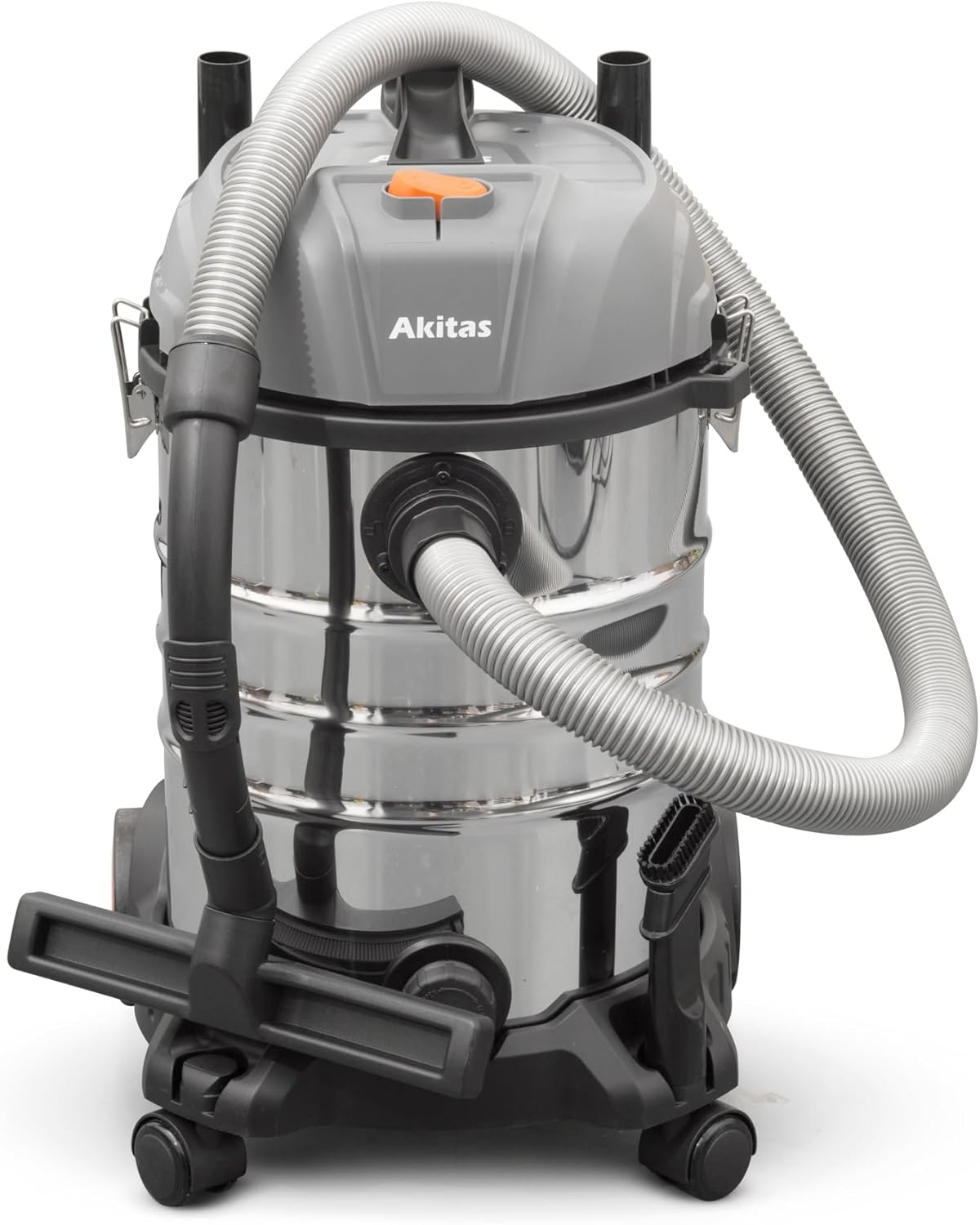 Akitas 2000W 30L Wet & Dry Vacuum Cleaner Blower with Socket Industrial Commercial Cyclonic Bagless (W8)