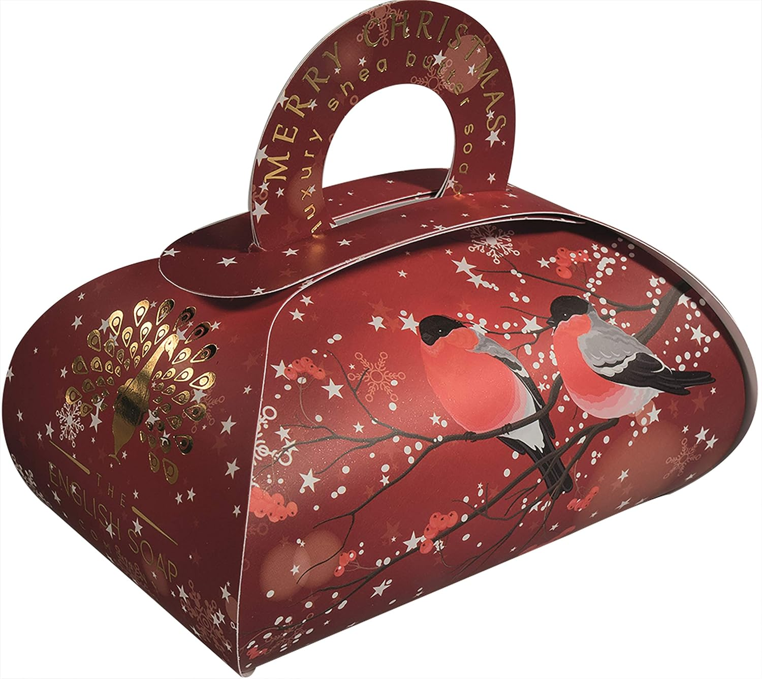 The English Soap Company, Large Gift Bag Bath Soap, Merry Christmas, 260G image number 2
