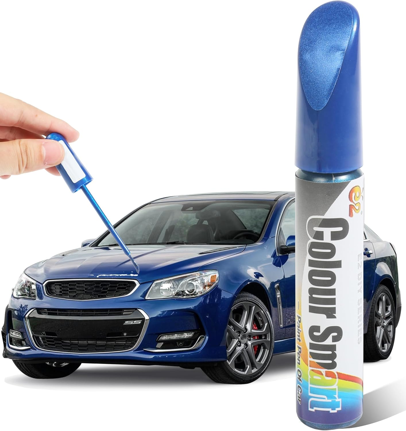 Car Scratch Repair Paint Pen - Deep Scratch Remover for Vehicles, Universal Touch up Paint, Car Accessories (Blue)