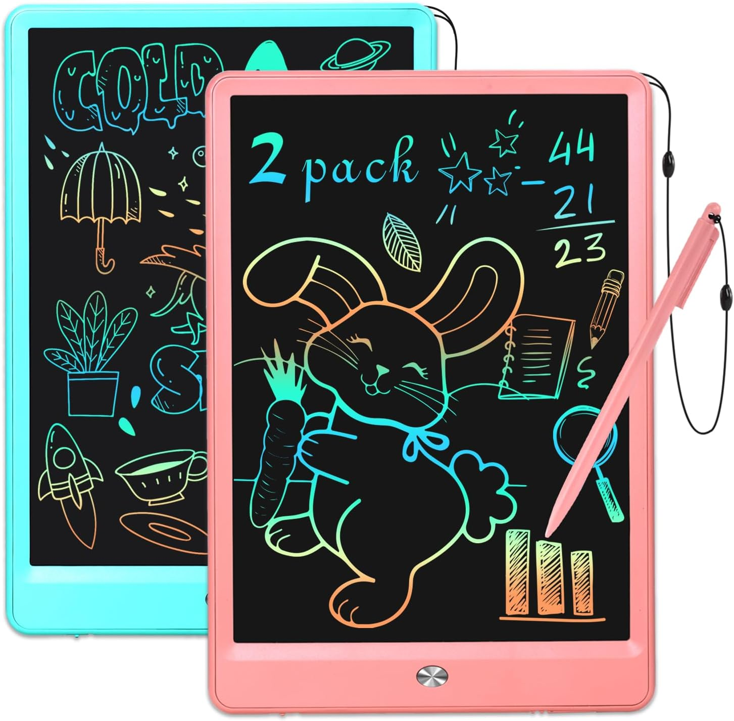 Eoocoo Gifts for Kids Toys,10 Inch LCD Writing Tablet, Drawing Pads 2 Packs Doodle Scribble Boards, Party Birthday Gifts for Kids, Fidget Toys for Boys Girls Age 3 4 5 6 7 8 9 Years image number 5