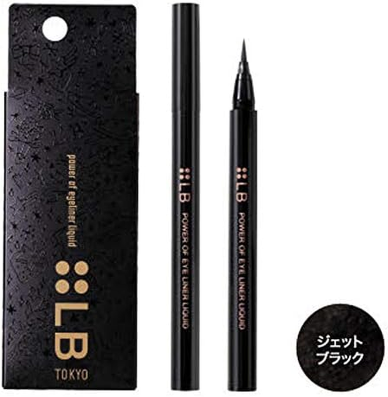 Elby (LB) Power of Eyeliner Liquid, Jet Black, 0.02 Fl Oz (0.6 Ml) (X1)