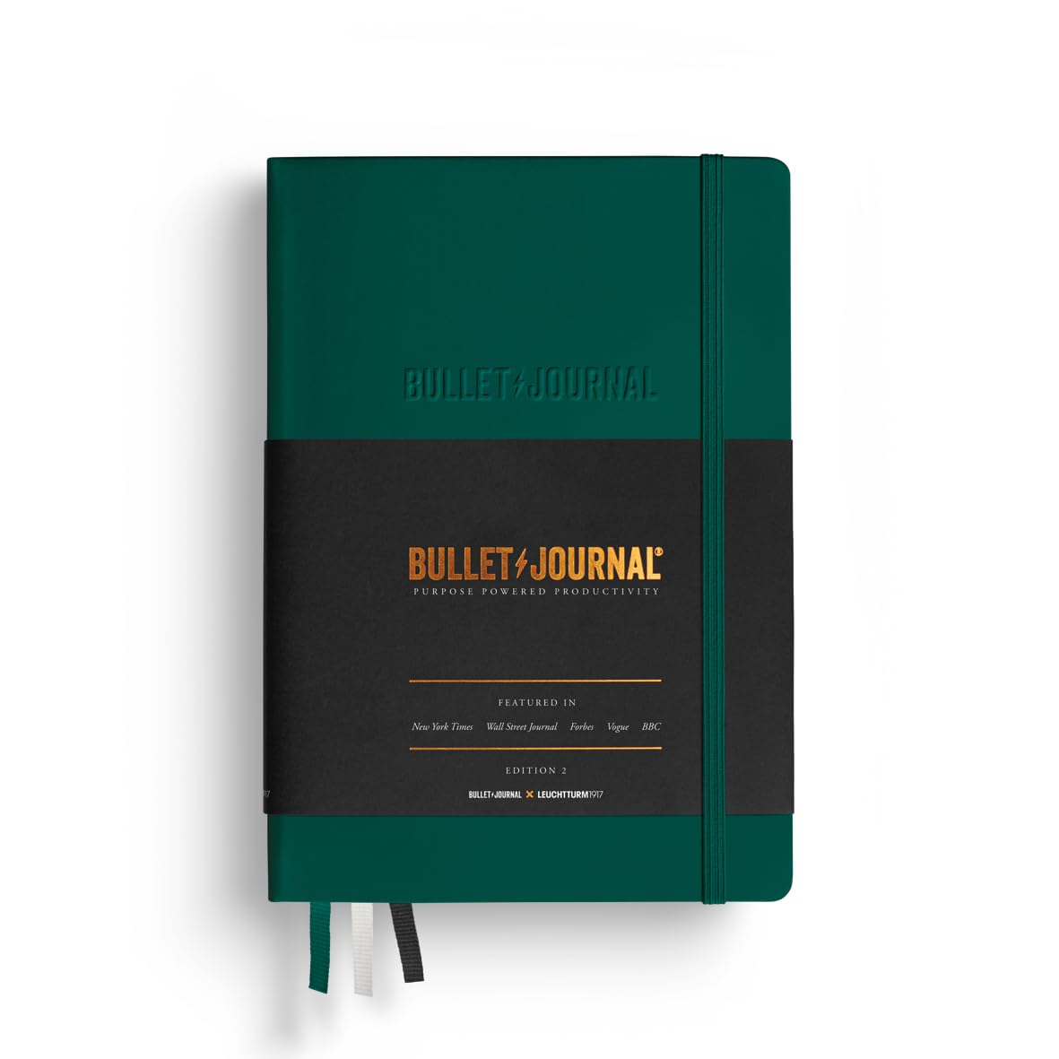 LEUCHTTURM1917 368952 Bullet Journal Edition 2 Green23, Medium A5, Hardcover, 206 Numbered Pages,Dotted image number 4