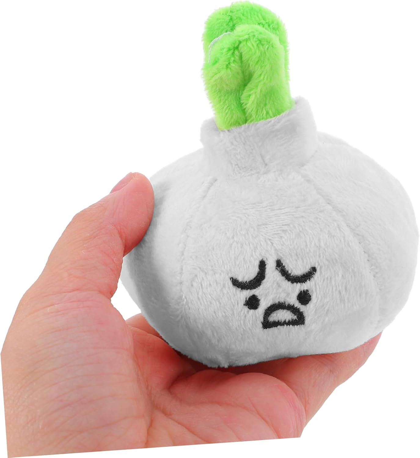 Ibasenice Interactive Plush Cat Toy Soft Garlic-Shaped Design Chewable Fabric for Kittens Engaging Indoor Play Biteresistant Cartoon Style image number 6