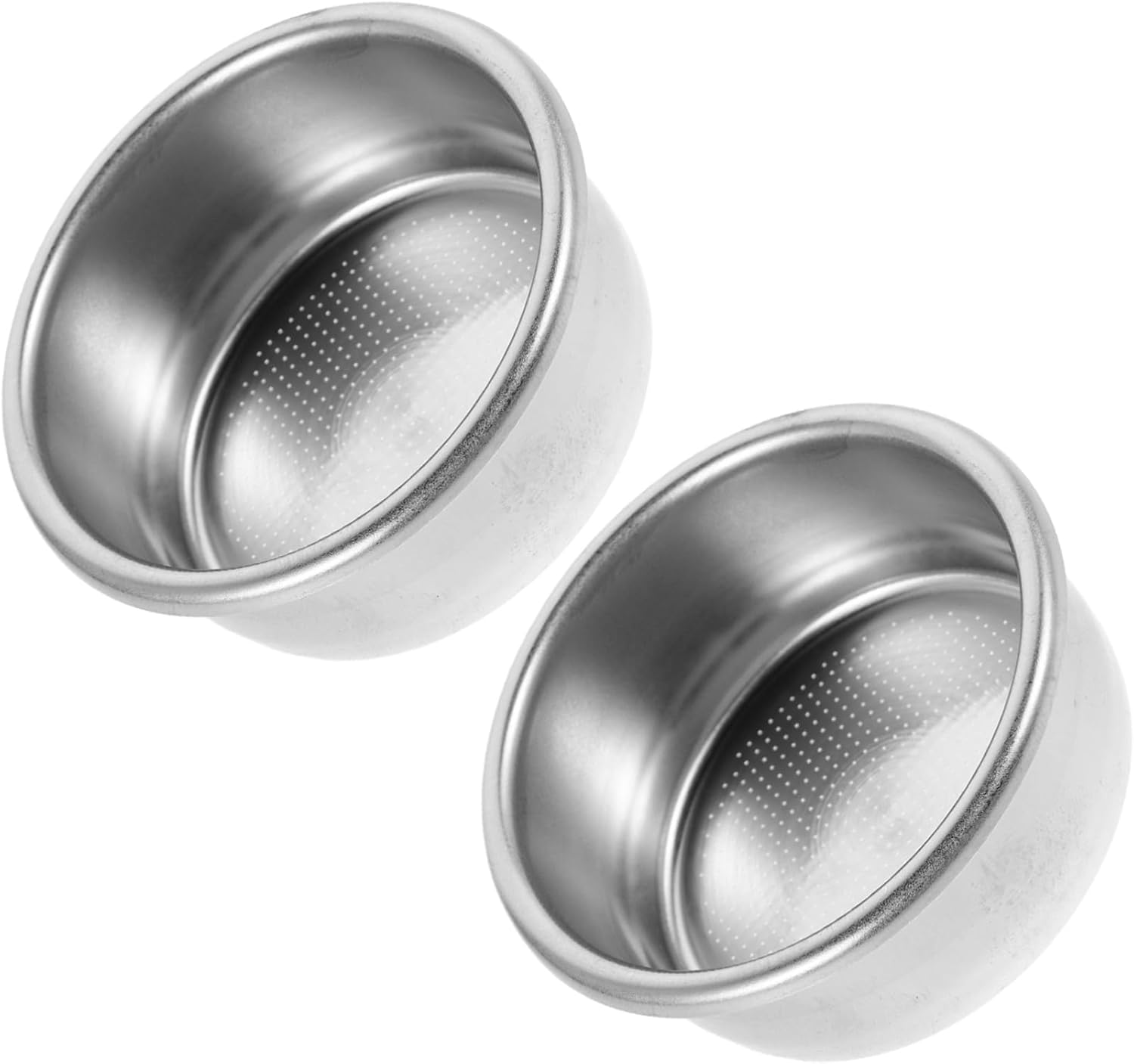 LABRIMP 2Pcs Stainless Steel Espresso Filter Basket Fine Mesh Coffee Filter Cups for Efficient Extraction Quick Aroma Release Reusable Replacement for Coffee Makers and Tea Machines image number 6