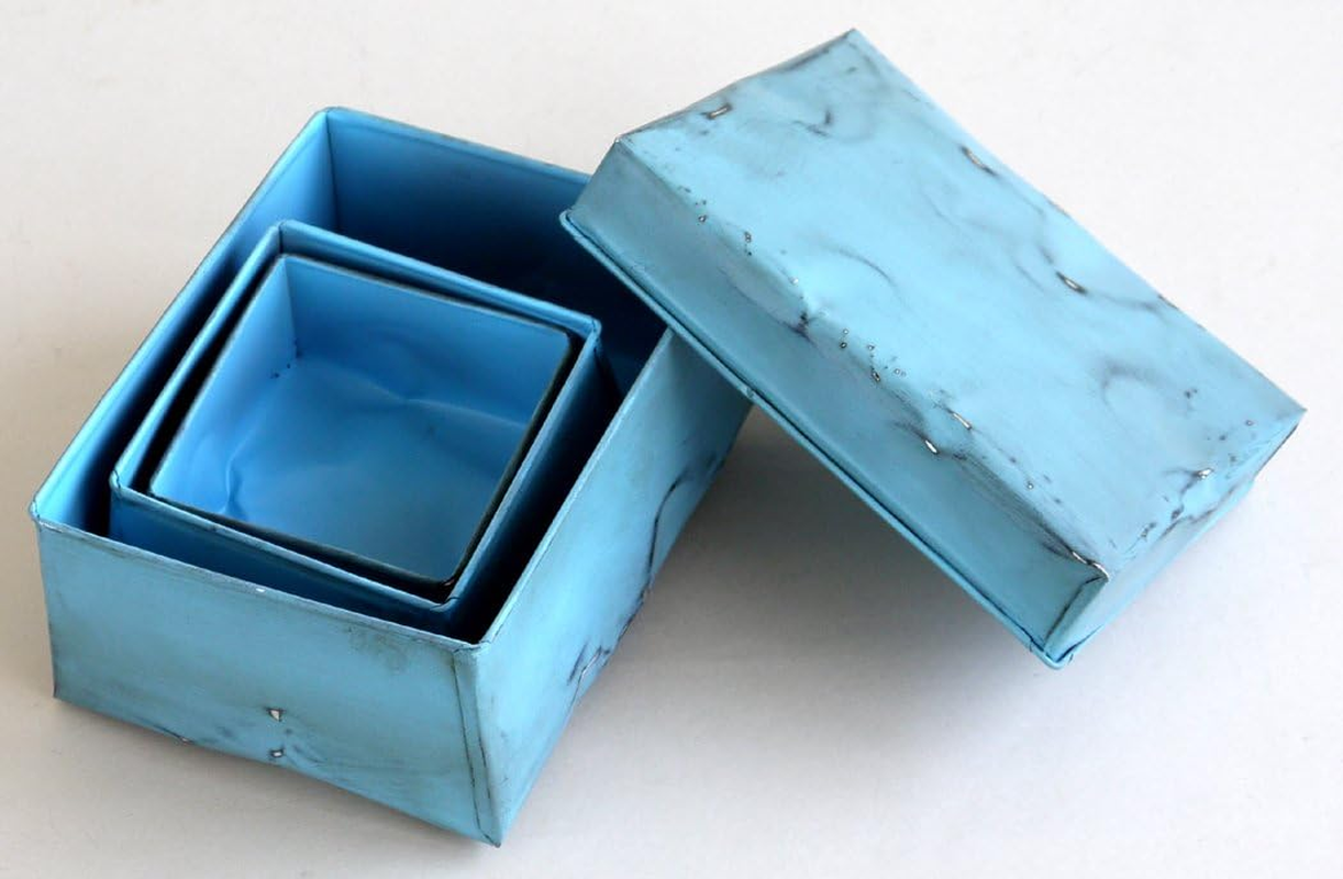 パラデック NIDD ネストボックス 長方形L ライトブルー NID-130 image number 3