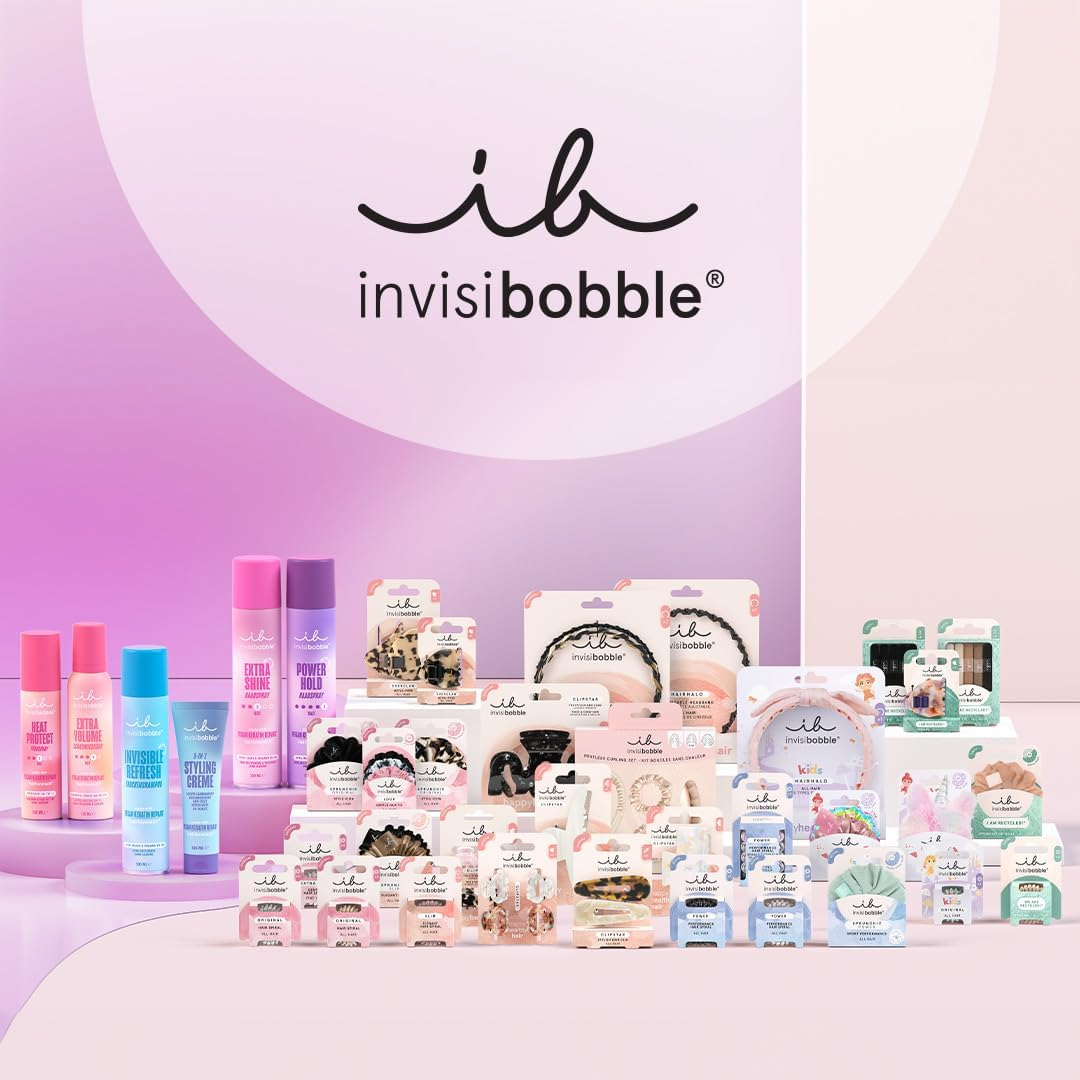 Invisibobble LOOP+ Be Strong Hair Ties - Designed for Thick, Curly, Textured Hair - Strong Hold Ponytail and Updo Accessory from Day to Night - Less Damage, Less Marks image number 3