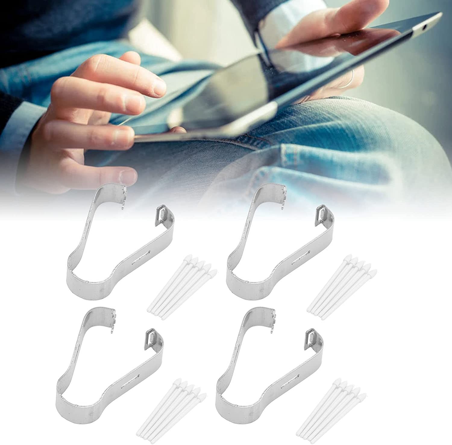 4 Packs Stylus Pen Tips For, High Sensitivity Touch Stylus Pen Nibs for Tab S6 S7 S7+ for Note10 for Note20 (White) - White image number 6