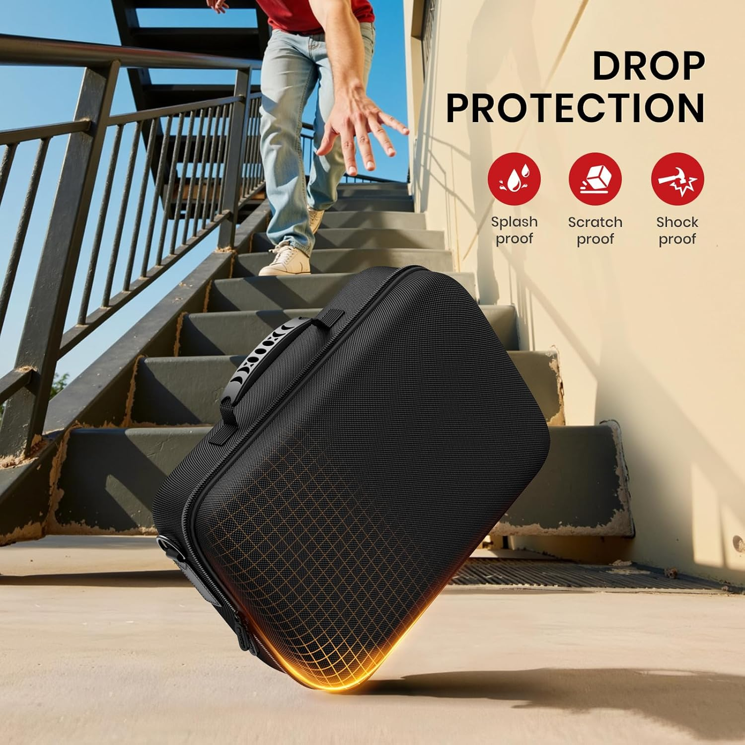 Lmcpa Storage Case for Nintendo Switch 2,Protective Large Travel Carry Case for Switch 2 Camera,Console,Pro Controller and Other Switch 2 Accessories with 22 Game Cartridges and Shoulder Strap,Black image number 2