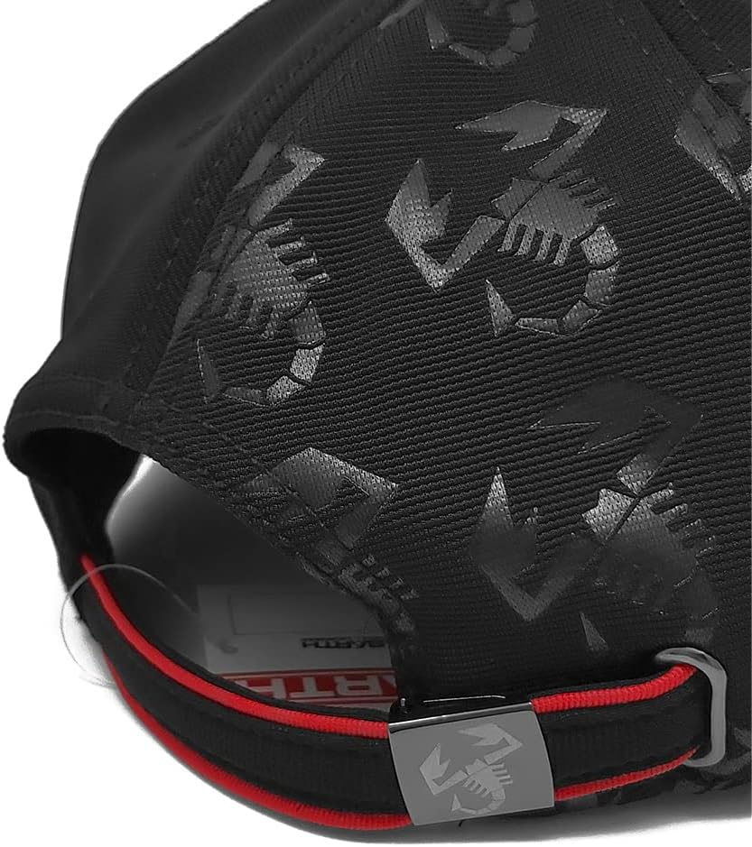 Abarth Official Cap with Flat Visor, Black image number 3