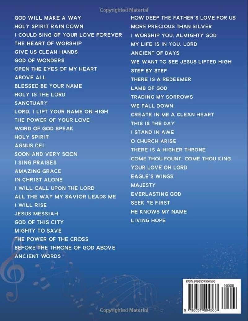 Praise and Worship Sheet Music: Collection of 53 Hit Songs (Easy Piano)