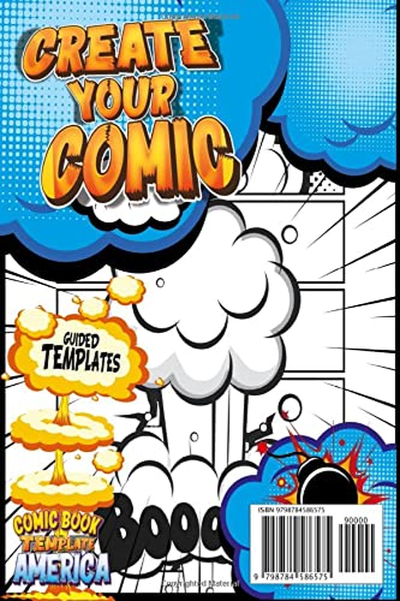 Kids Travel Activity to Create Comics: 5 Yr Old Crafts to Write and Draw Comic Stories during Trips and Holidays | Preschool Learning Activities Ages 5