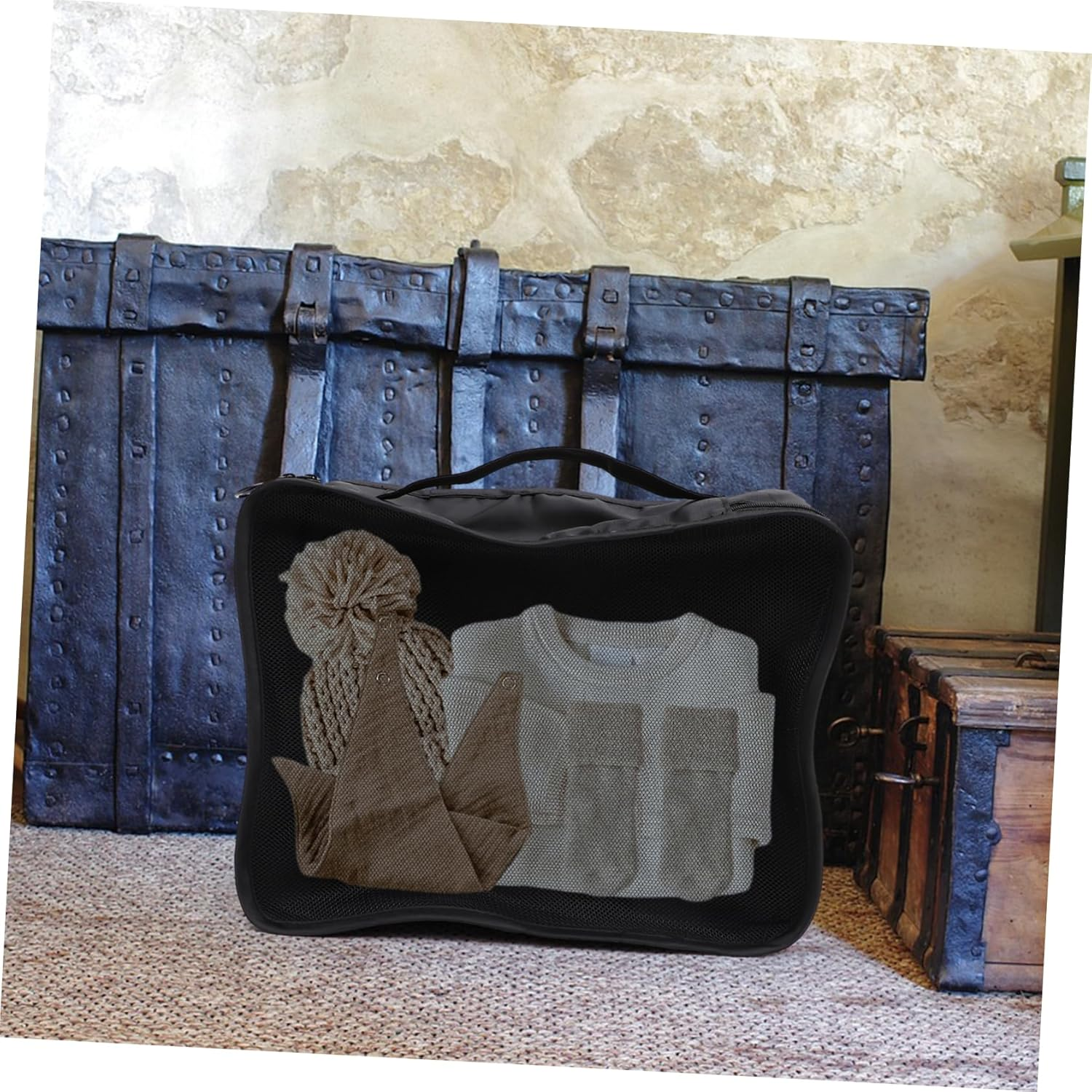 WATIIFUFU 7Pcs Travel Packing Cubes for Suitcases Luggage Organizer Bags Travel Essentials Suitcase Luggage Cosmetic Bag