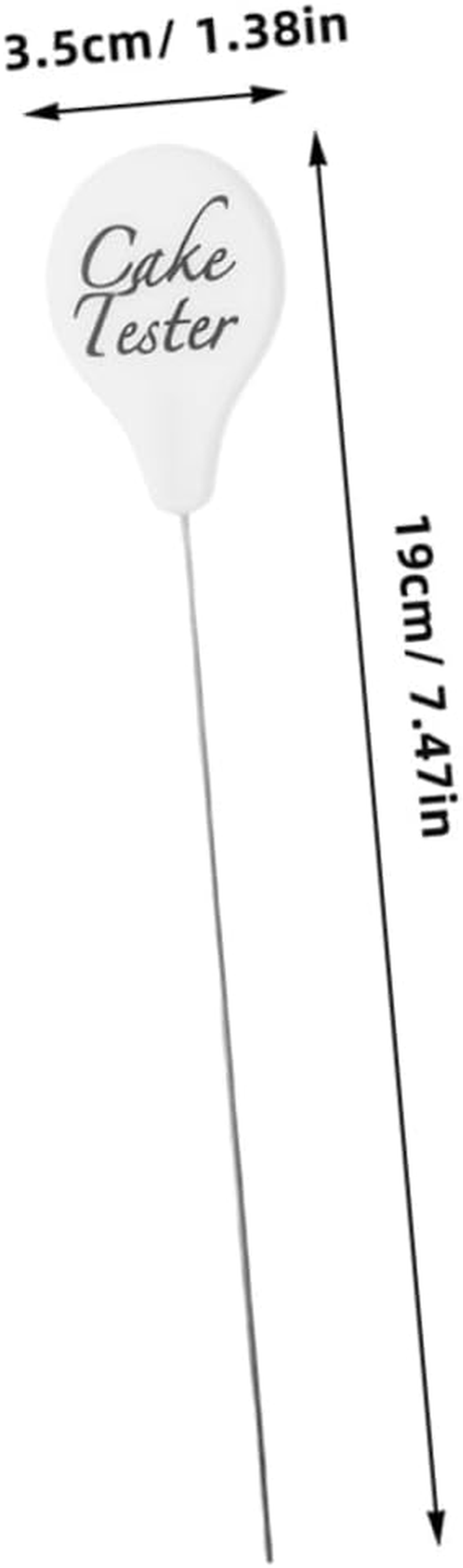 Luxshiny 6Pcs Stainless Steel Cake Test Stick Baking Cake Tester Probe Skewer for Kitchen Baking Tools Cupcake Tester Reusable image number 5