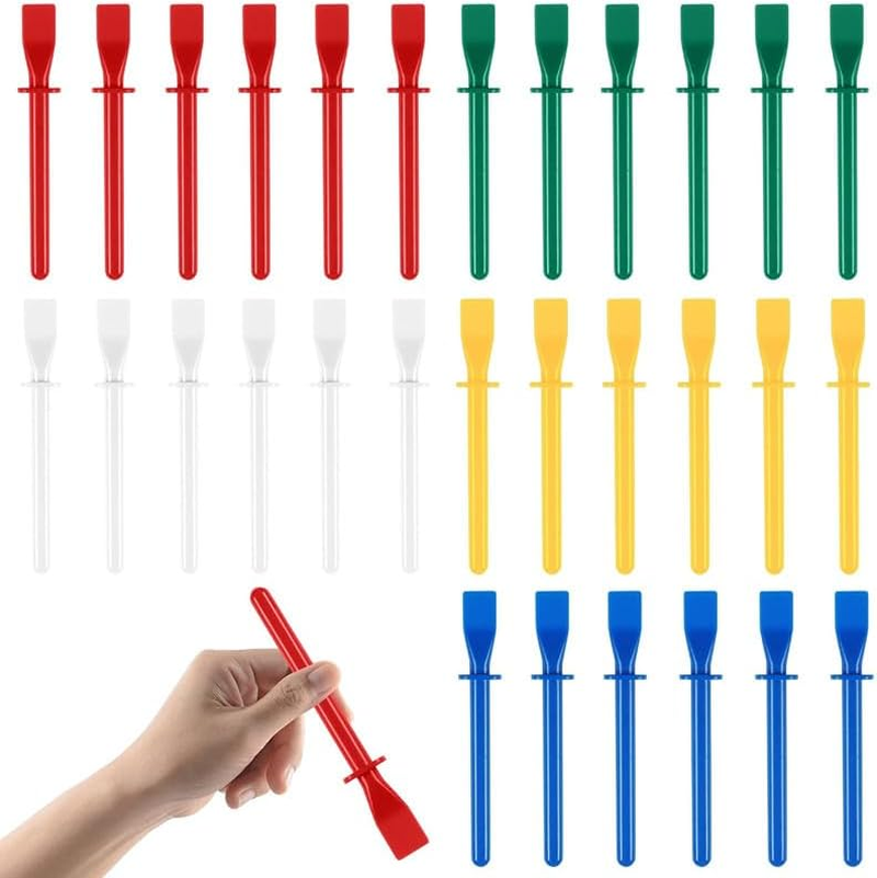 Plastic Glue Smear Sticks Applicator Glue Scrapers, 30Pcs Glue Spreaders Plastic Glue Applicator Glue Smear Sticks,Glue Spreader Sticks Glue Applicator,Glue Spreaders Glue Smear Sticks Applicator image number 2