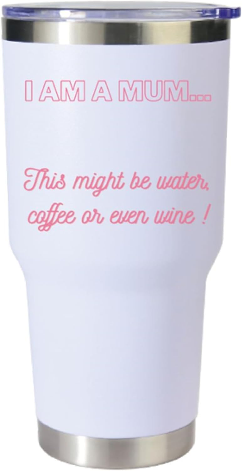 Insulated Travel Mug, 900Ml, Stainless Steel, Double-Wall Vacuum Sealed, Mum, Mother'S Day (Pink)