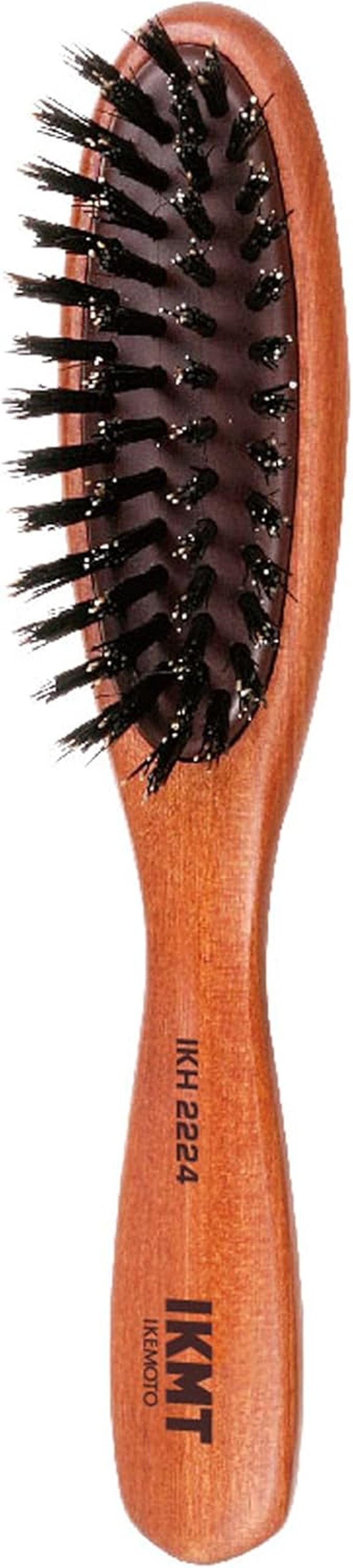 Ikemoto Brush IKH2224 Hair Brush/Ikmt Brushing Brush (Small) Hair Stiffness: Normal (M) Made in Japan image number 1