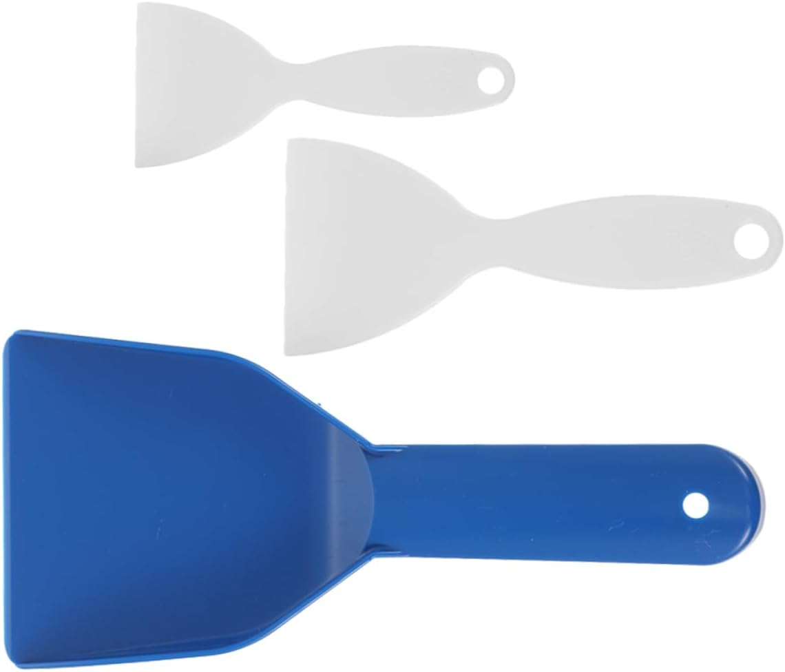 YARNOW 3Pcs Freezer Ice Scraper Set Versatile Plastic Ice Scrapers for Defrosting Refrigerators and Freezers Compact Performance Includes