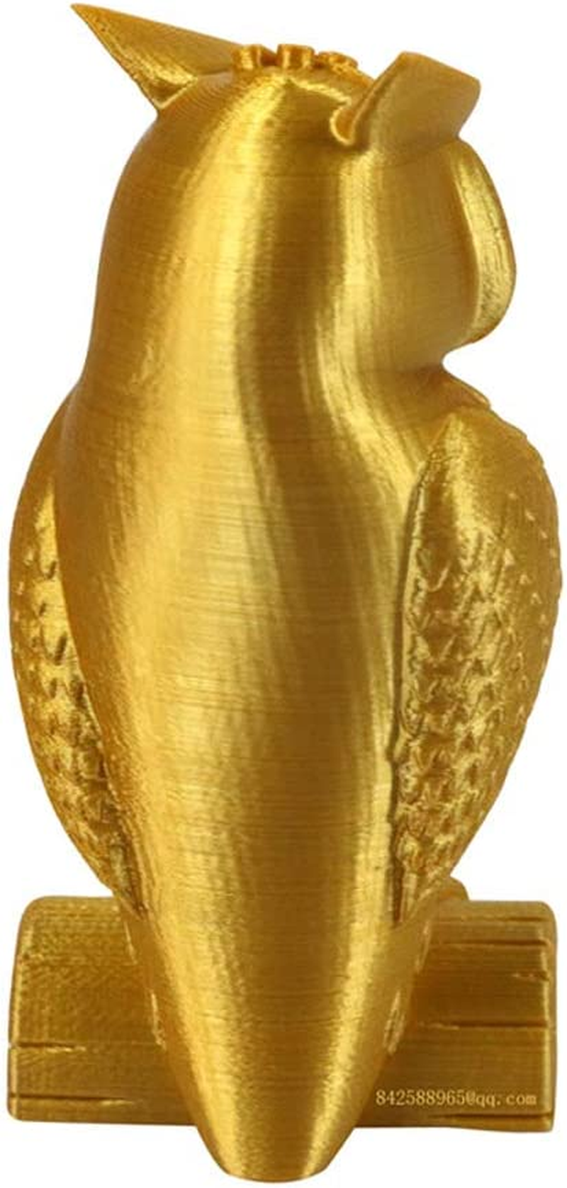 CC3D Silk Gold PLA Filament 1.75 Mm 3D Printer Filament 1 KG 2.2 LBS Spool 3D Printing Material Silky Shiny Metal Metallic Gold PLA image number 1