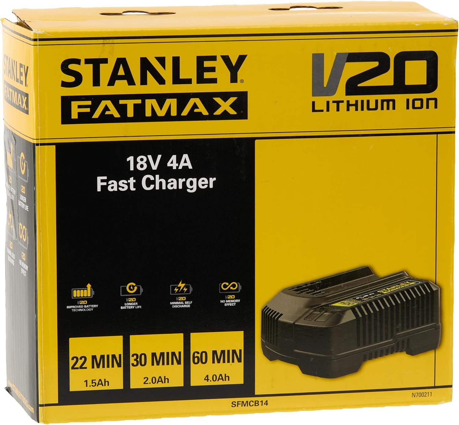 STANLEY FATMAX V20 18V Fast Charger