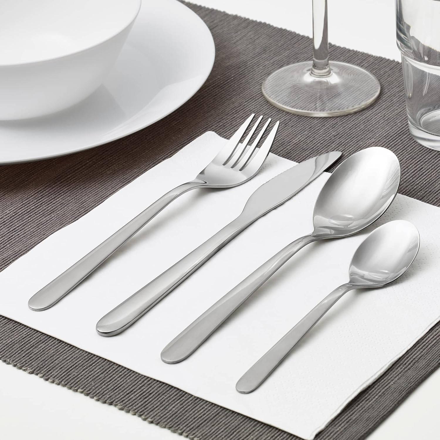 IKEA MOPSIG 16-Piece Cutlery Set image number 1