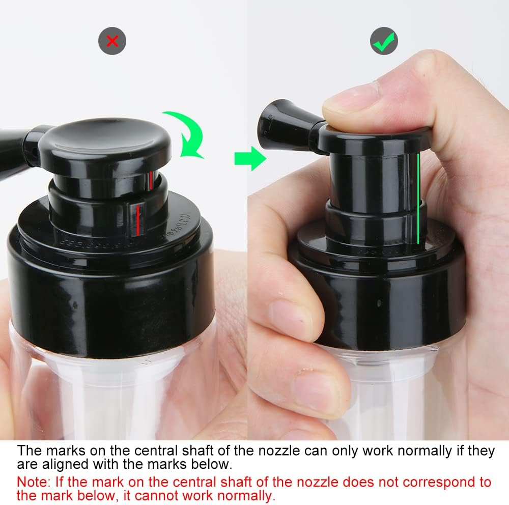 2 Pieces Barber Powder Spray Bottle, Empty Powder Travel Cosmetics Blower, Refillable Hair Fiber Applicator for Hair Salon, Home, Beauty (140Ml+140Ml)