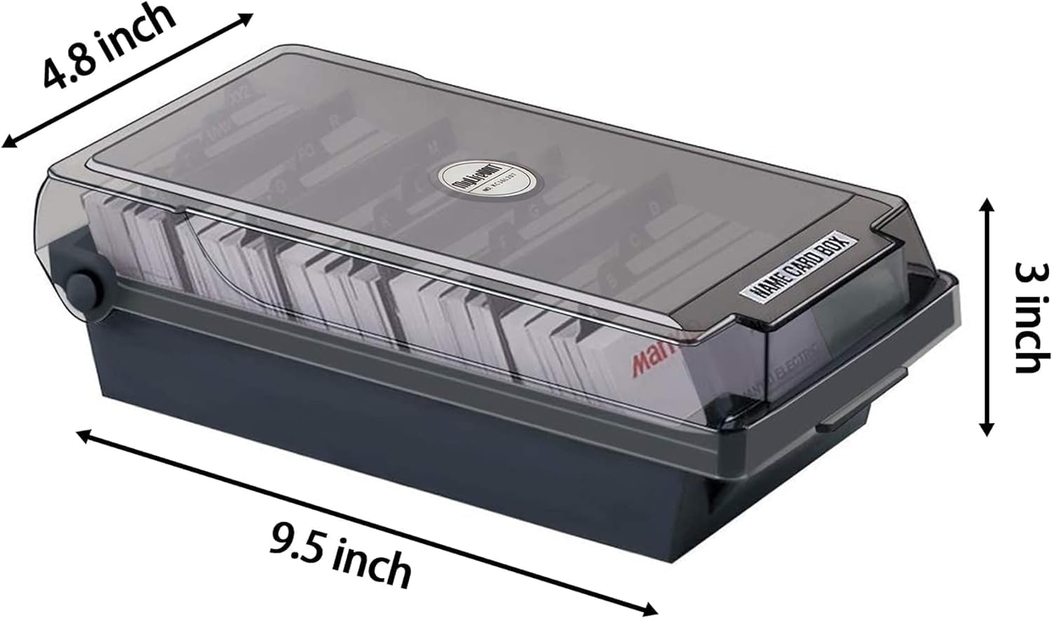 Mylifeunit Business Card Holder, Name Card Organizer with Dividers and Index Tabs (500 Cards) image number 5