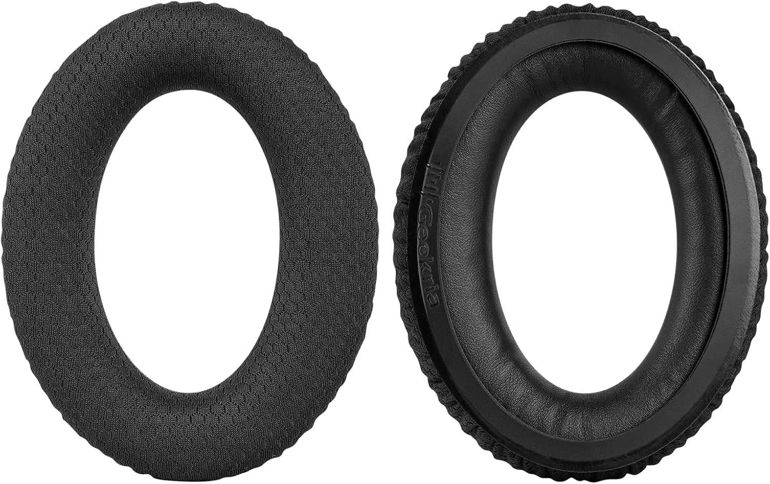 Geekria Comfort Mesh Fabric Replacement Ear Pads Compatible with Sennheiser Game One/Zero, PC 360/ 363D/ 373D Headphones Ear Cushions, Repair Parts (Black) image number 2
