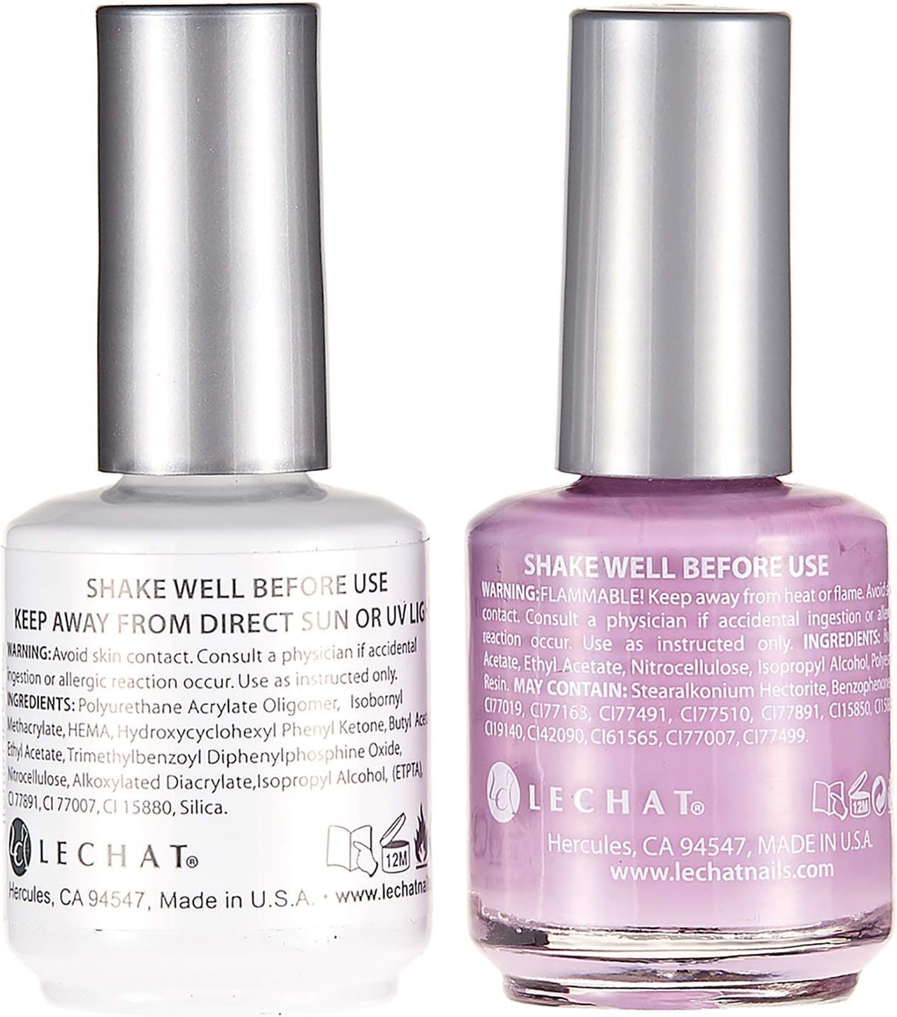 (Orchid Nbcs082) - Lechat Nobility - Gel Polish & Nail Lacquer Set - Collection 2-150Ml (Orchid NBCS082) image number 1