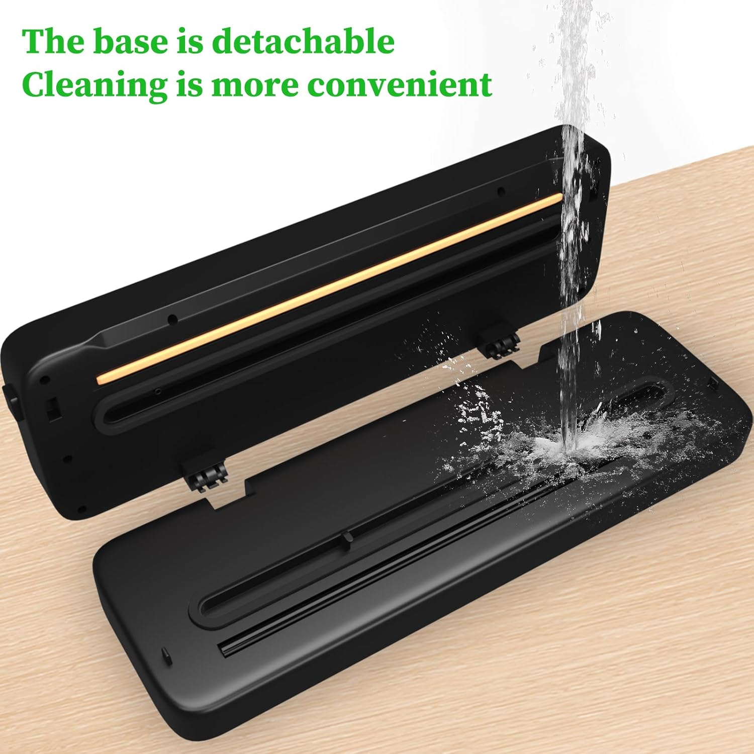 Vacuum Sealer, Portable Automatic Food Storage and Preservation Machine, Dry and Wet Dual Automatic Food Saver, Equipped with 10 Pcs Vacuum Bags