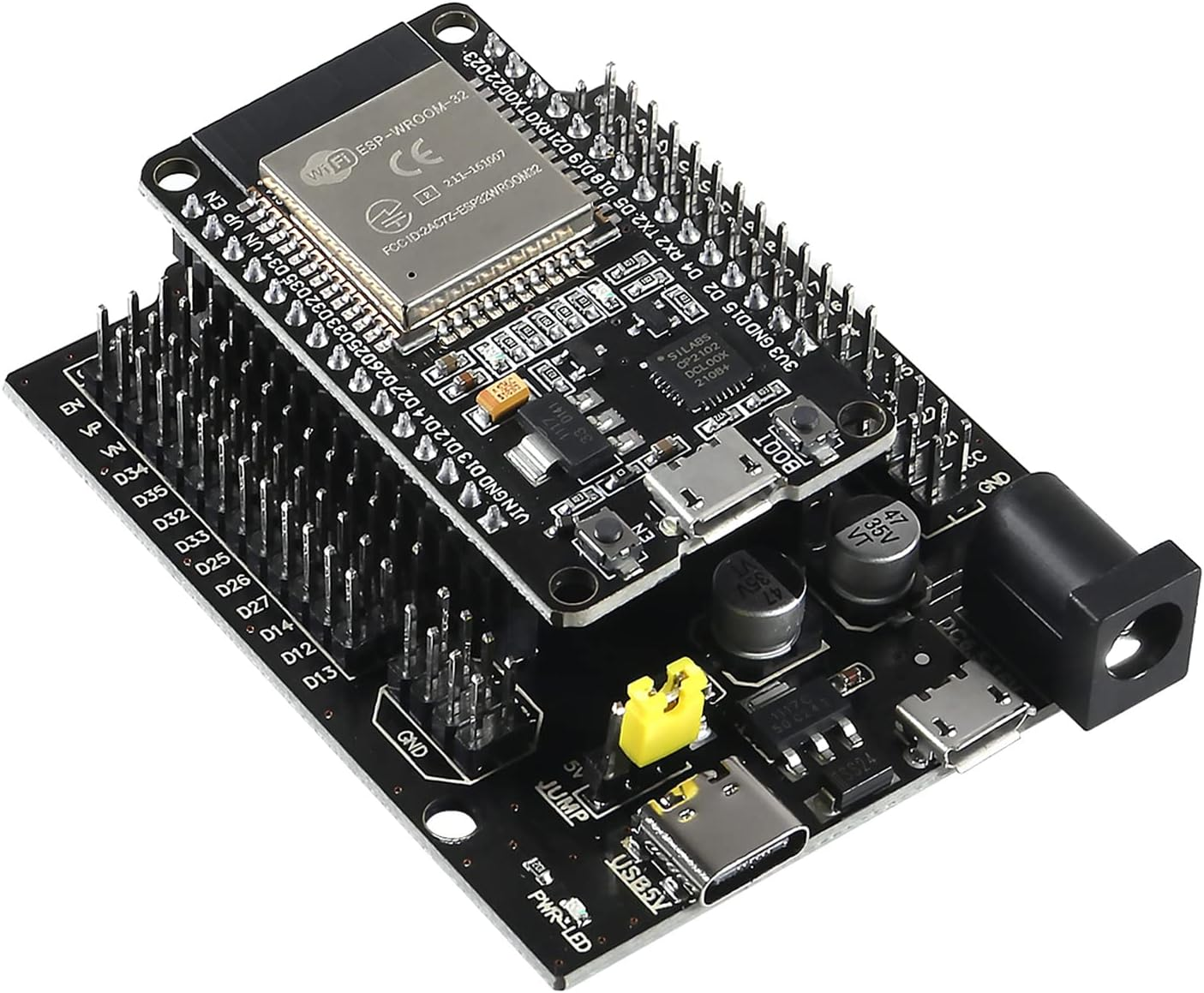 DIANN ESP32 ESP-WROOM-32 ESP-32S Development Board CP2102 Ultra-Low Power Dual Core Esp32-Devkitc-32 with Expansion Board image number 4