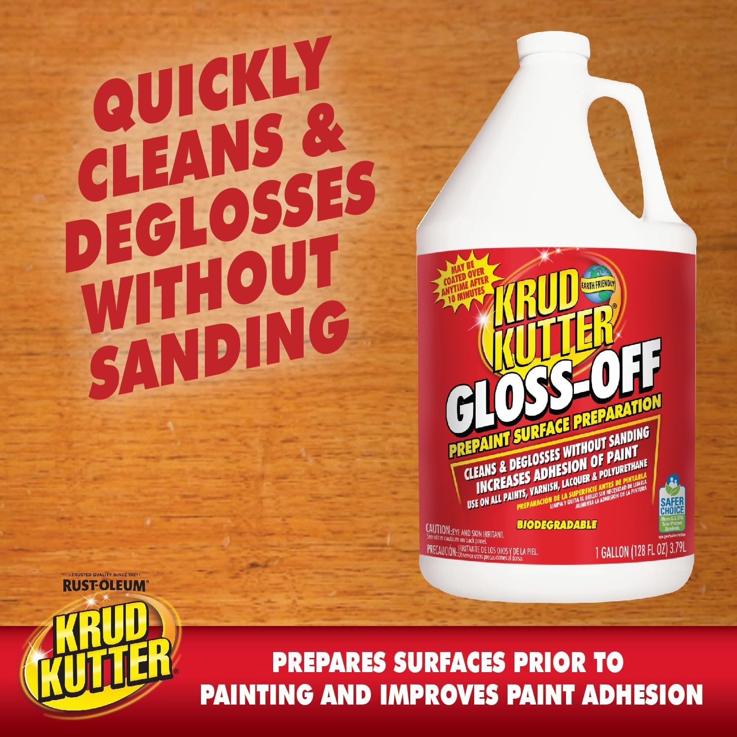 Krud Kutter Gloss-Off Prepaint Surface Preparation, 1 Gallon image number 5