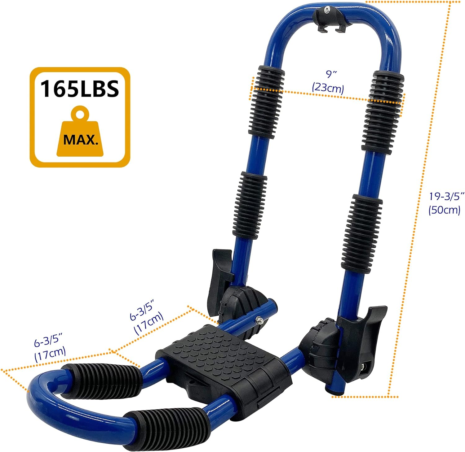 Kayak Roof Rack, J-Style Folding Kayak Racks for Car SUV Roof Rack-Blue image number 1