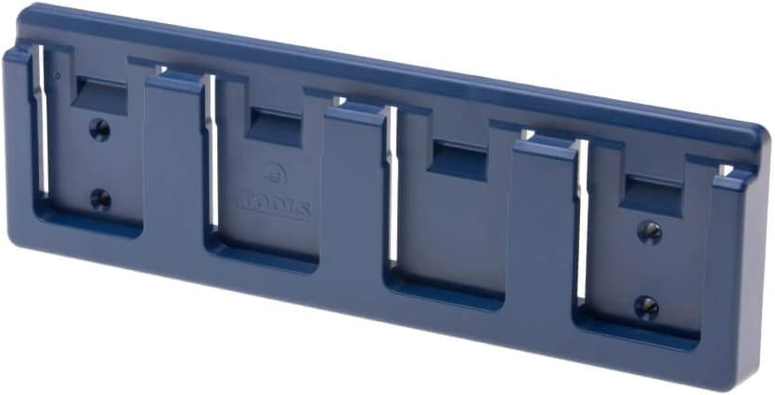 48 Tools the Original Inventers of the 4 Battery Holder Wall Mount for Bosch 18V UV Stabilised ABS Plastic, Secure Locking Mechanism, for Workshop, Truck, Van, Trailer Tool Storage image number 3