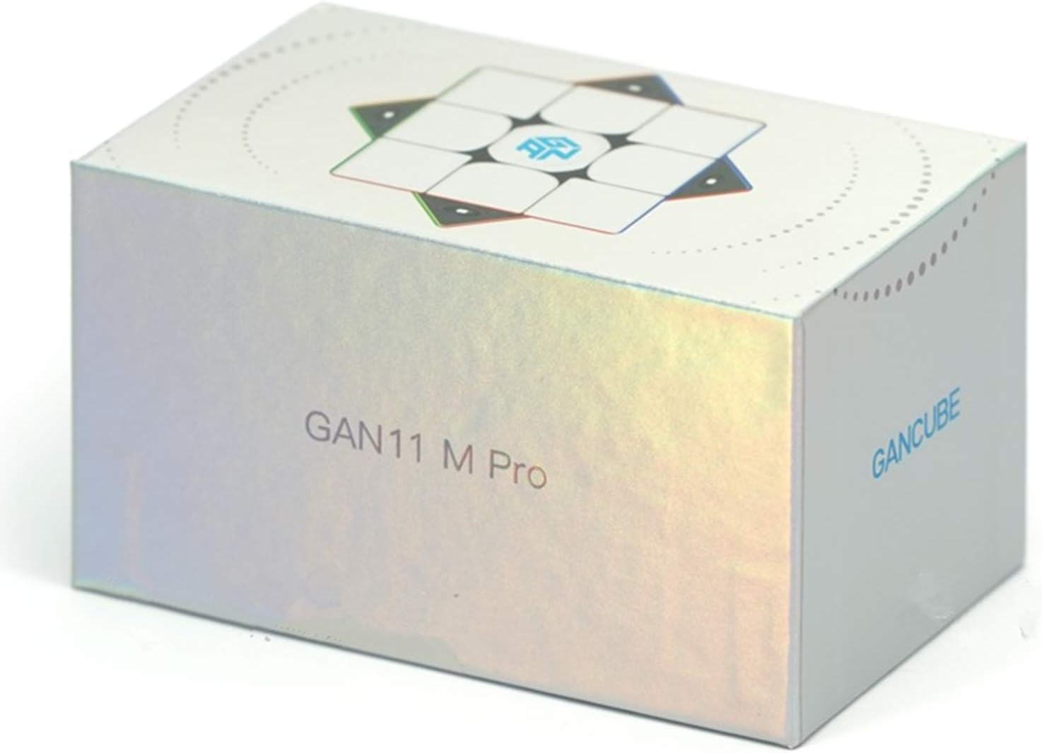 GAN 11 M Pro 3X3 Speed Cube Stickerless Black by Cuberspeed GAN 11M Pro 3X3X3 Magic Cube Puzzle GAN 11 M Pro Frosted Stickerless Black image number 1