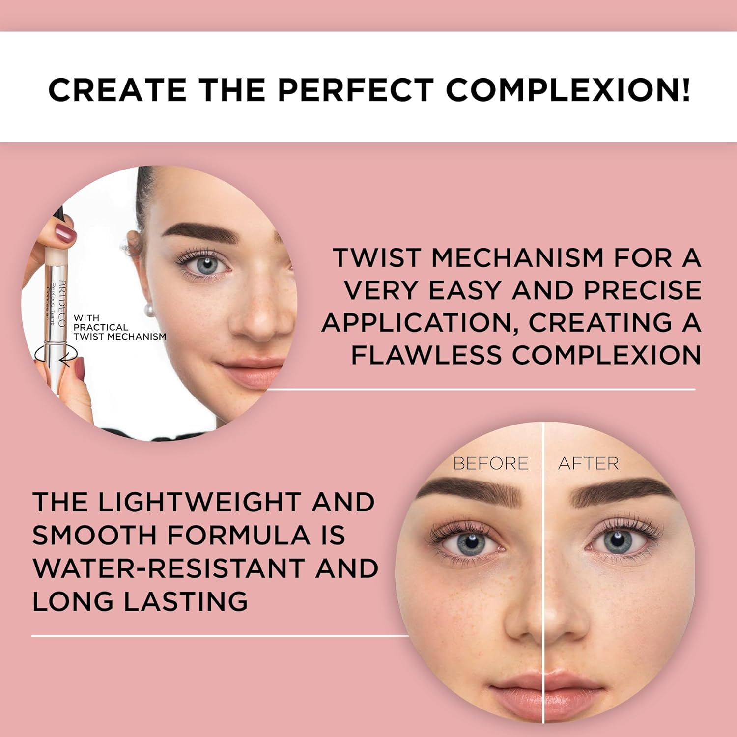 ARTDECO Perfect Complexion Concealer - Liquid Concealer for Covering Dark Circles - 1 X 1.8 Ml - 12 - Neutral Light image number 3